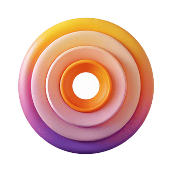 elegant traditional A Series of Concentric Circles Radiating authentic png