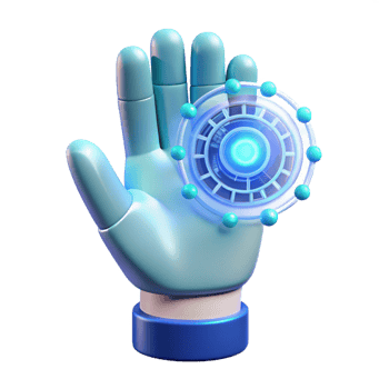 extraordinary abstract A Transparent Human Hand Interacting With premium png