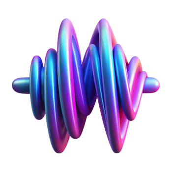 impressive contemporary Abstract Representation of Sound Waves professional png