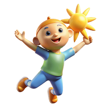dramatic artistic A Playful Sprite Dancing in a Sunbeam B original png