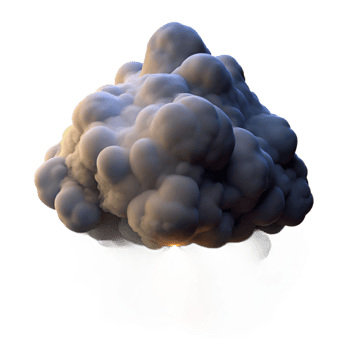 magnificent vintage A Cloud of Swirling Smoke and Dust Particl detailed png