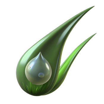 beautiful rustic A Close Up of a Dewdrop on a Blade Of authentic png