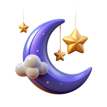 extraordinary creative A Crescent Moon Hanging in a Starry Night S genuine png