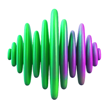 vibrant minimalist An Abstract Representation of Sound Wave premium png