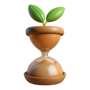dramatic minimalist A Sprouting Seed Time Lapse Photography professional png