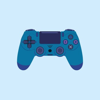 Modern Gaming Controller with Sleek Ergonomic Design vector
