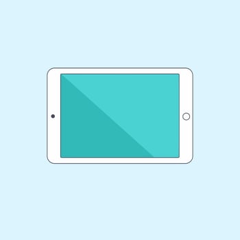 Sleek Touchscreen Tablet for Digital Productivity vector