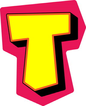 Magazine Ransom Note Cut Out, Letter T png