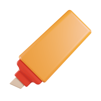 Highlighter 3D Icon png