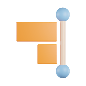 Text Align Right 3D Icon png