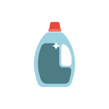 Bottle of laundry icon vector