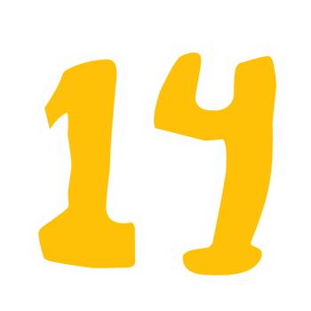 number fourteen icon png