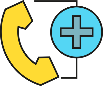 Urgency Call Icon Illustration png