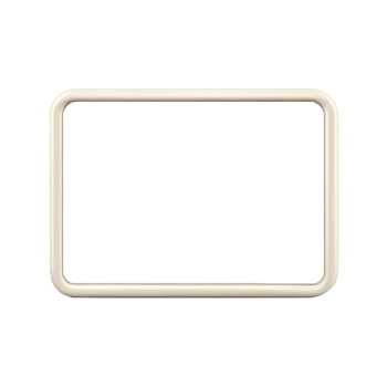 golden rectangular border frame is isolated n transparent background png