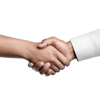 Firm hshake between two hs symbolizing agreement trust png