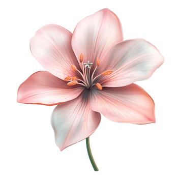 Delicate Flower Bloom Transparent Background png