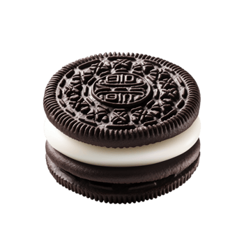 chocolate swich cookie a creamy white fillings png