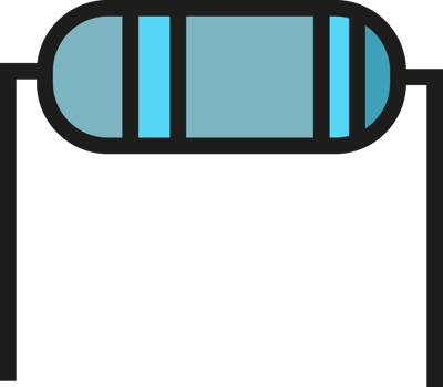 Resistor Conponent Icon Illustration png