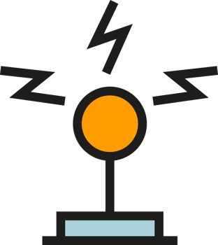 High Voltage Pole Icon Illustration png