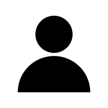 Person icon. User sign. Profile icon. Man symbol flat design vector