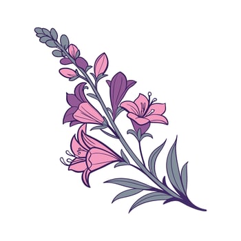 Vibrant Snapdragon Flower Artwork vector