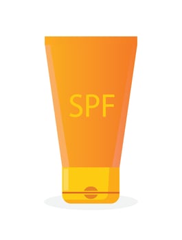 spf, sunscreen, sun protection vector