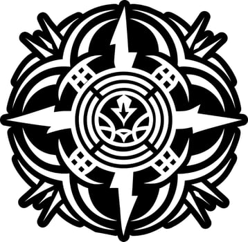 A filled style icon of beam rays symbol vector