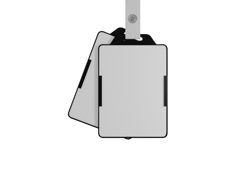 Hanging ID Card Holder for Employee Badges png