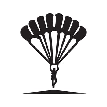 Parachute File for T Shirts vector