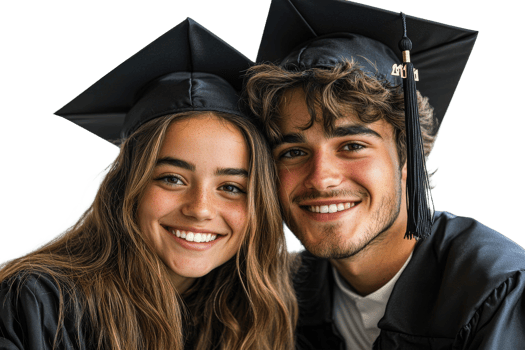 Celebrating graduation with happiness and smiles of youth png