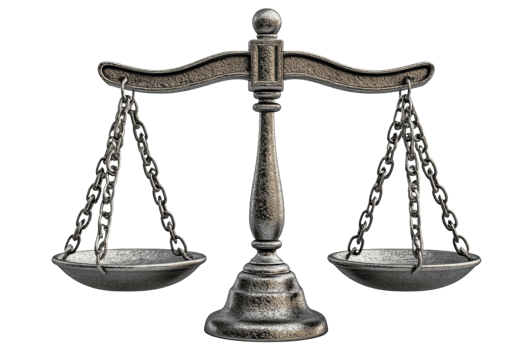Balance symbolizing justice in legal matters png