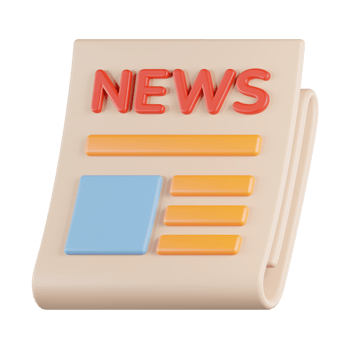 Newspaper Article 3D Icon png
