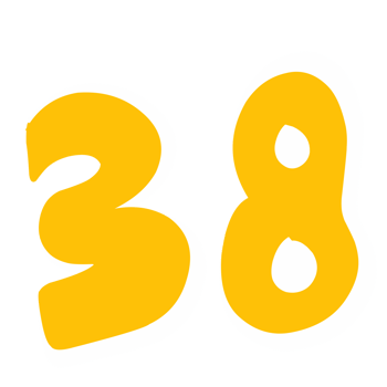 number thirty eight png