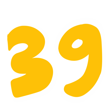 Number thirty nine png