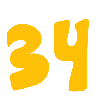 Number thirty four png