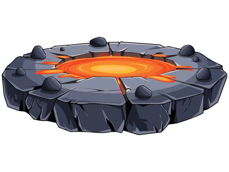 Lava flow icon design vector