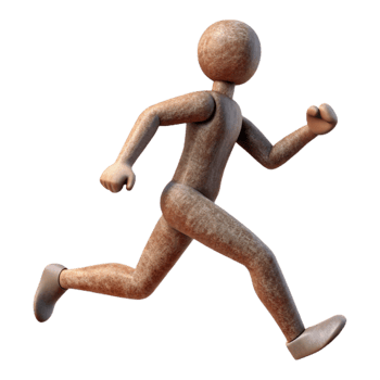 dramatic contemporary Person Running Silhouette Cutout Fitness genuine png