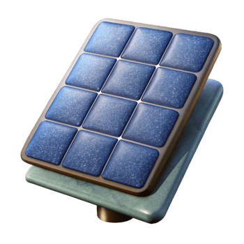 extraordinary contemporary Photovoltaic Textile Panel Transparent Background png