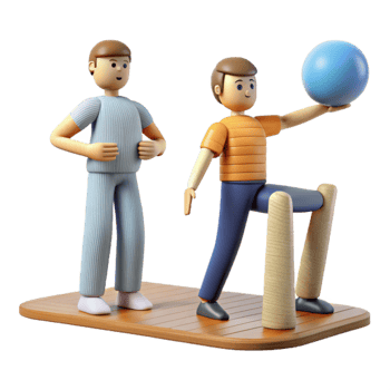 dramatic minimalist Physical Therapy Exercises Stick Figure Illustrations high quality png