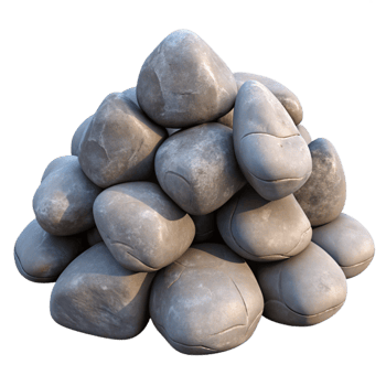 magnificent modern Pile of Rocks Close Up Texture Cutout exclusive png