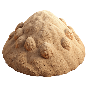 impressive minimalist Pile of Sand Close Up Texture Cutout original png