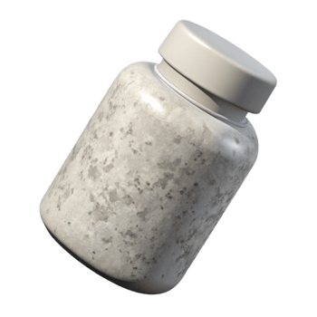elegant rustic Pill Bottle White Label Isolated Element high resolution png