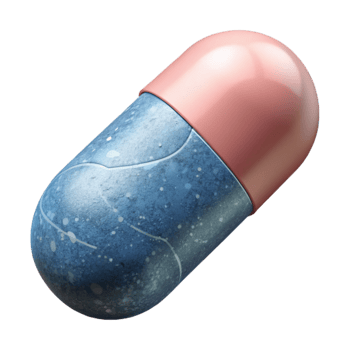 vibrant traditional Pill Capsule White Background Isolated original png
