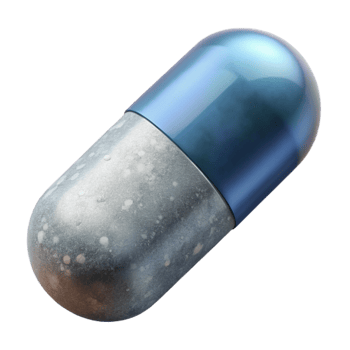 impressive rustic Pill Capsule White Background Isolated high quality png