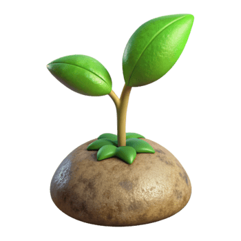 magnificent classic Plant Sprout Growing Transparent Background Upward premium png