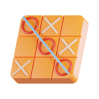 Tic Tac Toe 3D Icon png