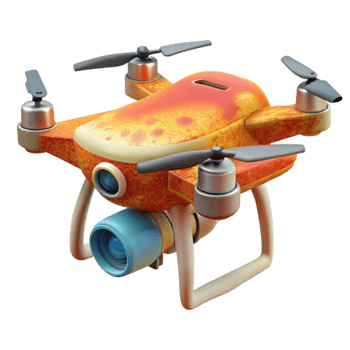 impressive traditional Precision Agriculture Drone Infrared Camera Isolated genuine png