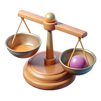 serene creative Precision Balance Pan Cutout with Sample exclusive png