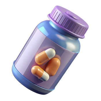 dramatic rustic Prescription Bottle with Pills Transparent png