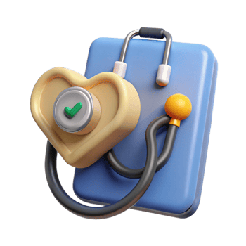 dramatic artistic Preventive Healthcare Checkup Icon Stethoscope Cutout original png